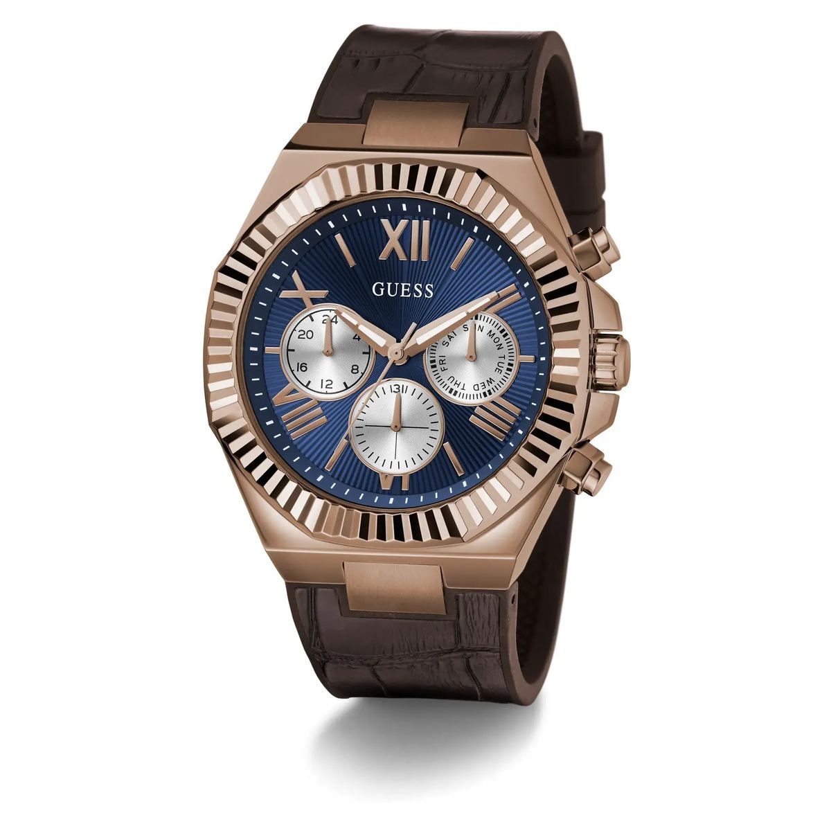 Moderne Multifunktionsuhr im Chrono-Look