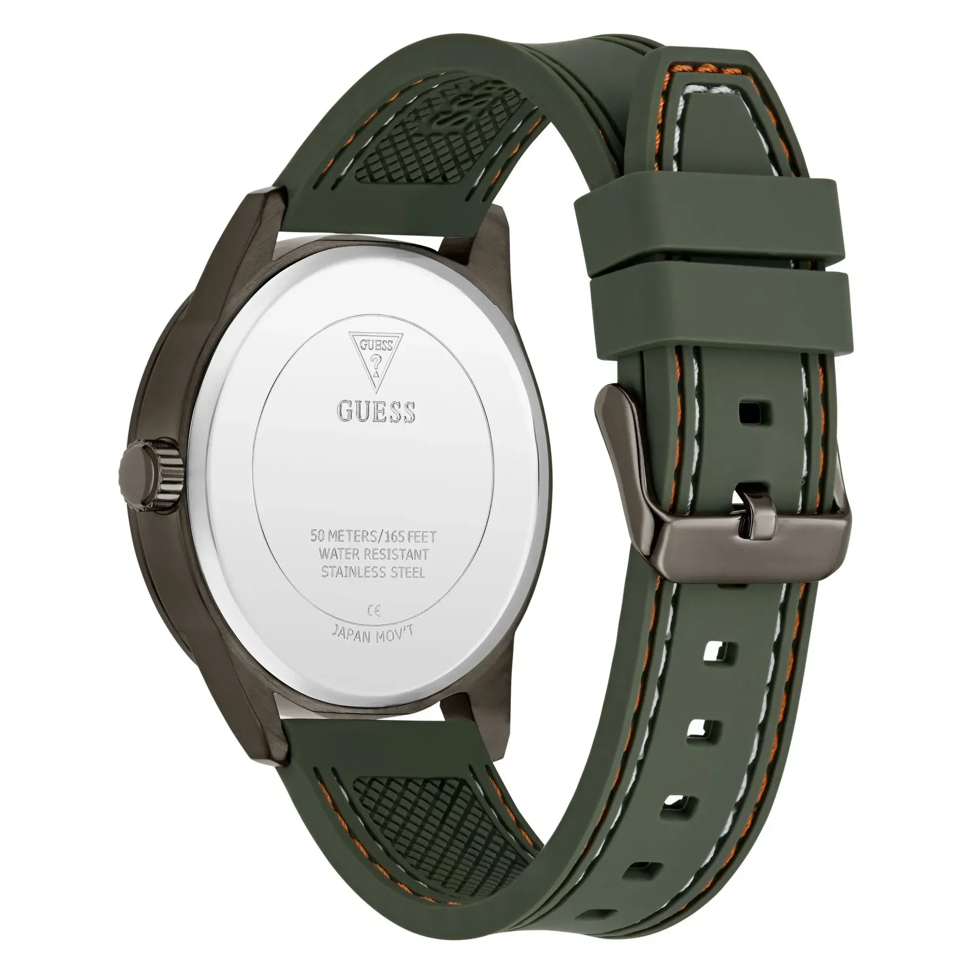 Multifunktionsuhr mit olivgrünem Armband