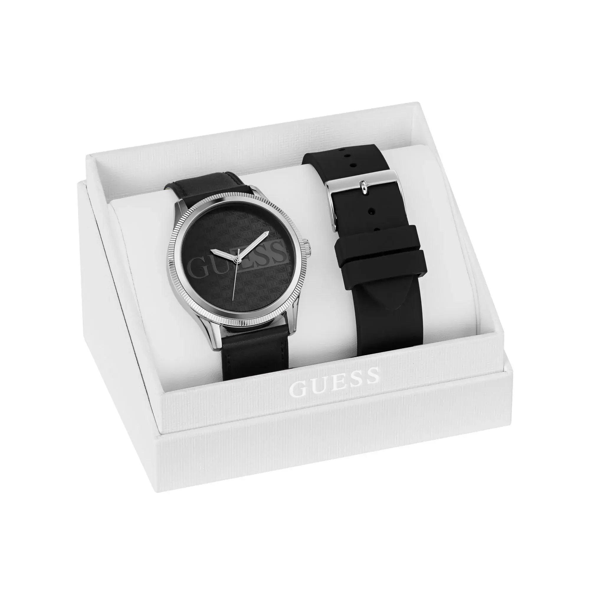 Logo-Zifferblatt-Uhr mit austauschbarem Armband