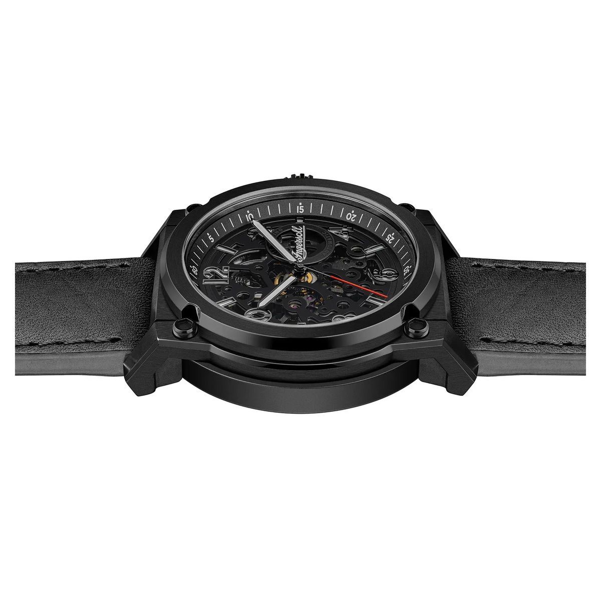 Automatische Skelett-Zifferblatt Armbanduhr