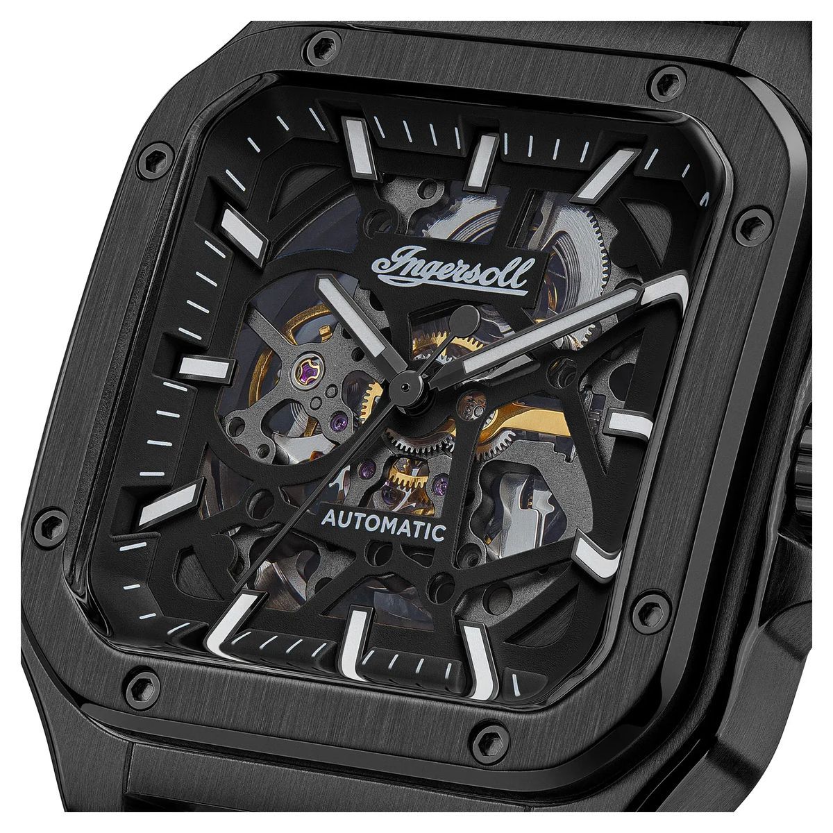 Automatikuhr mit skelettiertem Zifferblatt für Herren