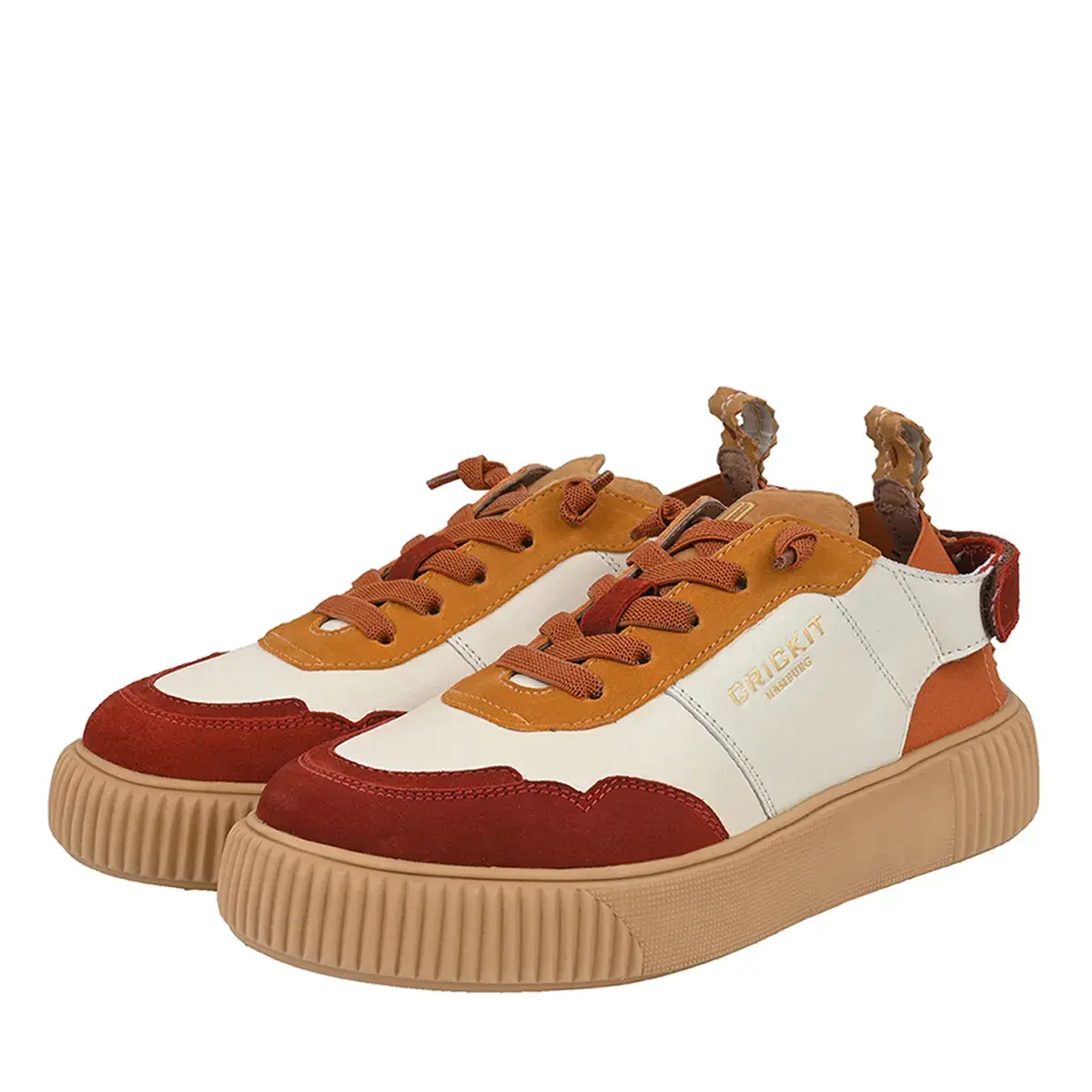 Lässige Low-Top-Sneakers aus Leder