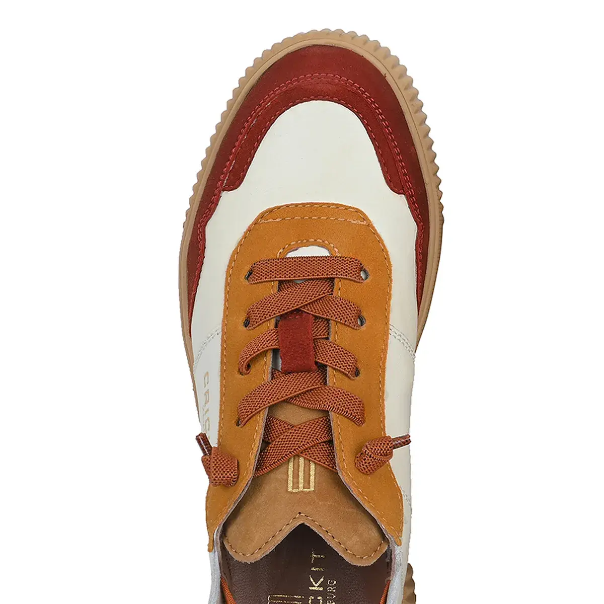 Lässige Low-Top-Sneakers aus Leder