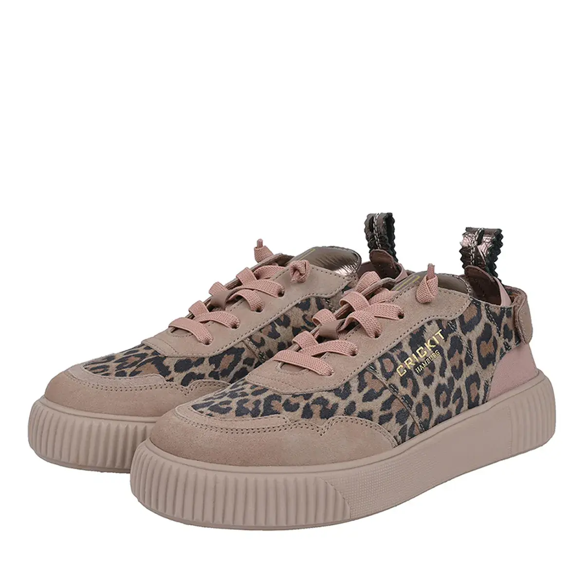 Leopardenmuster Low-Top Mode Sneaker
