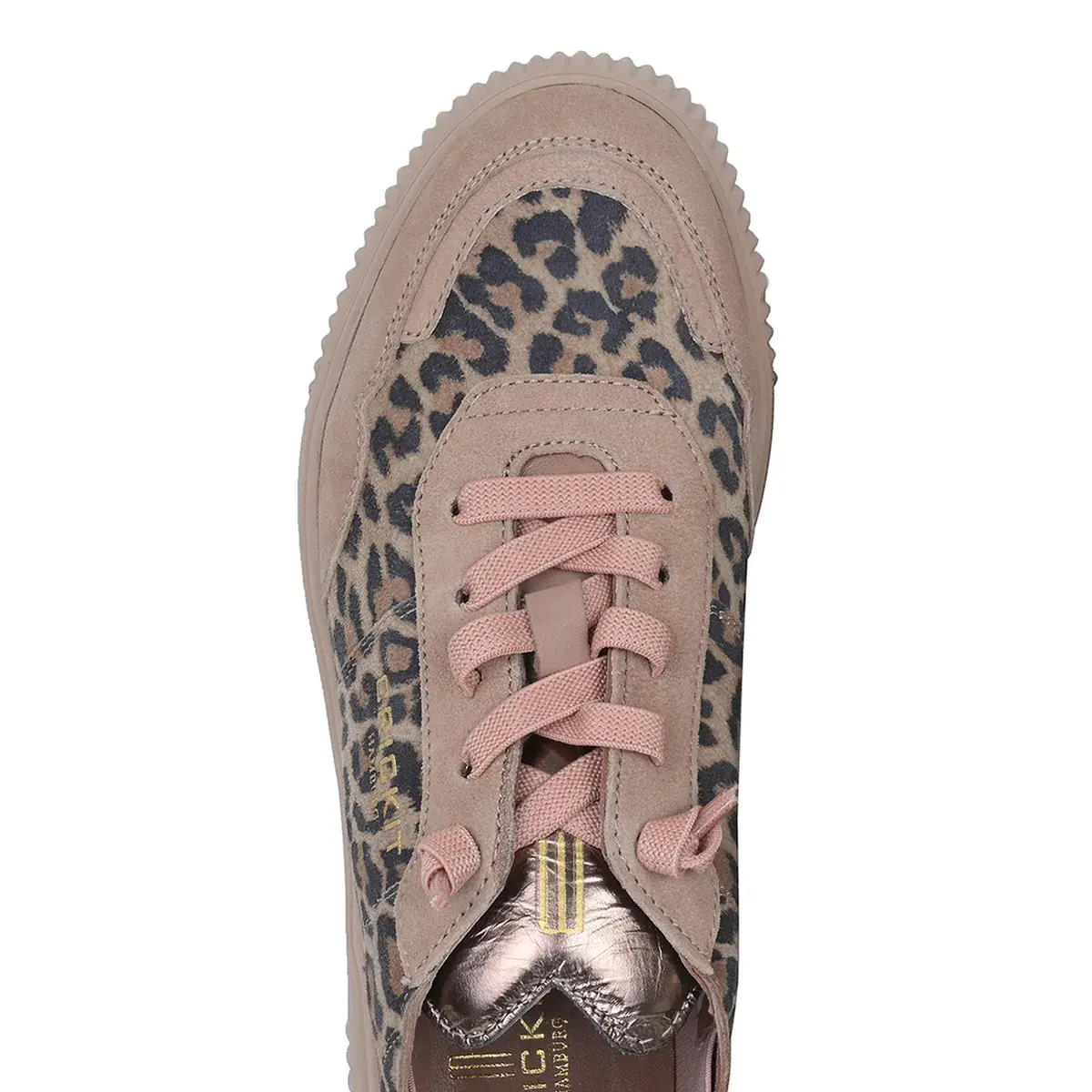 Leopardenmuster Low-Top Mode Sneaker