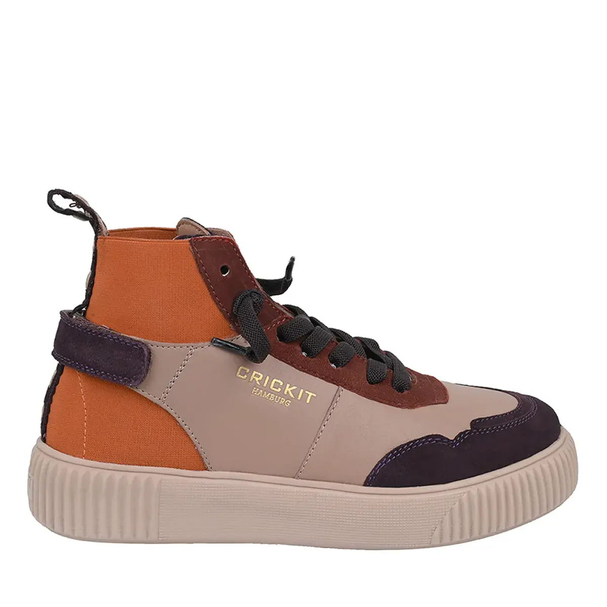 Colorblock High-Top Freizeit Sneaker