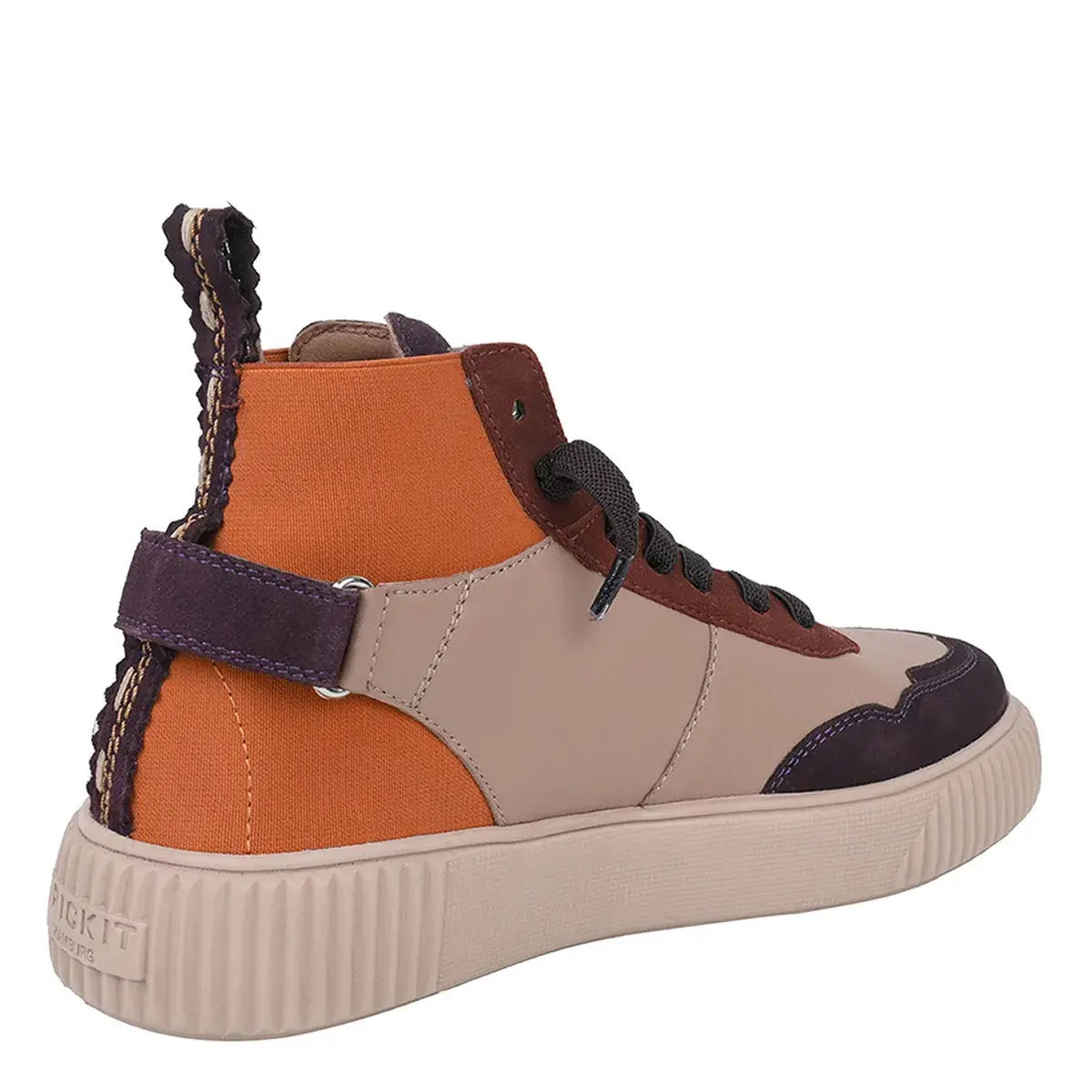 Colorblock High-Top Freizeit Sneaker