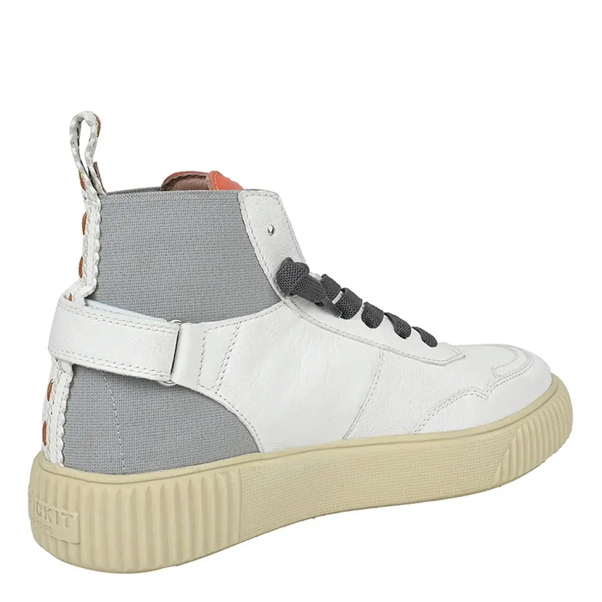 Moderner weißer High-Top-Sneaker