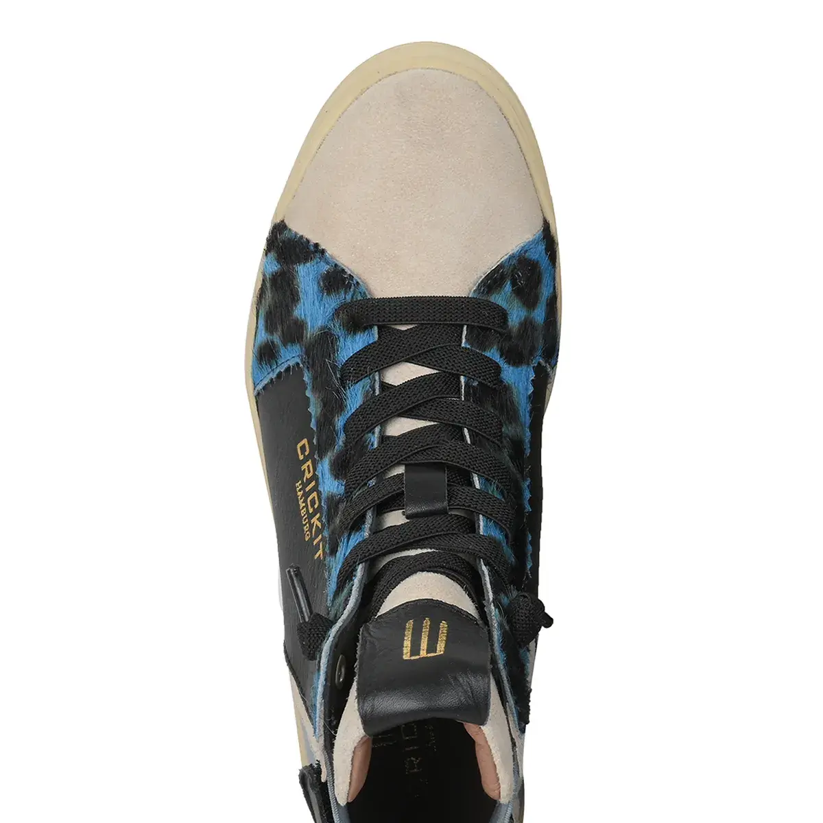 High-Top Fashion Sneaker mit Leopardenmuster