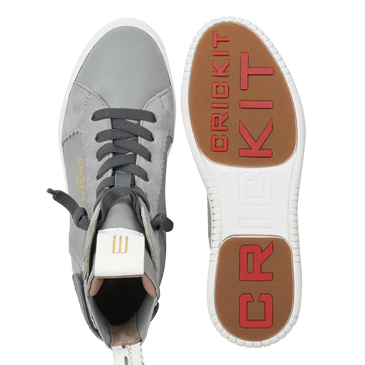 Hoher Leder-Fashion-Sneaker