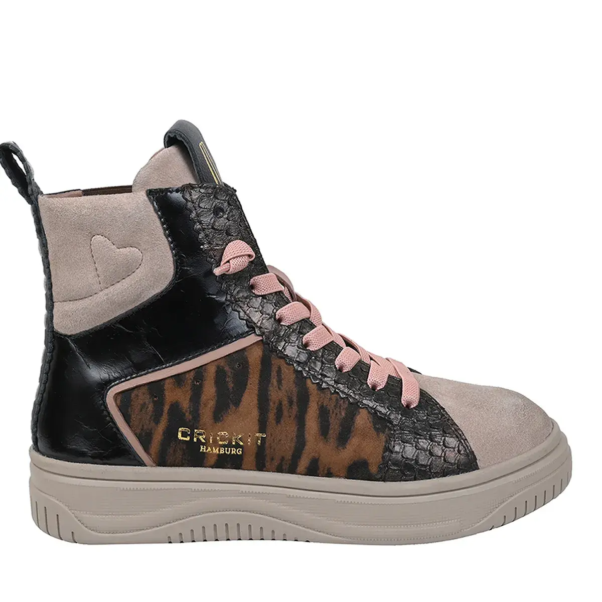 High-Top Fashion Sneaker mit Prints
