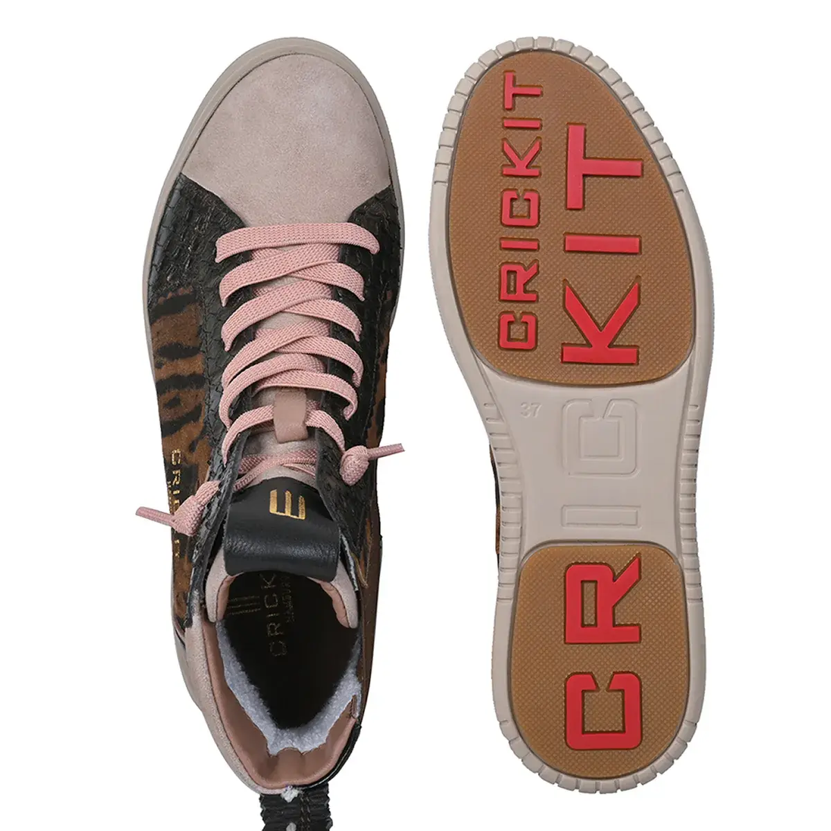 High-Top Fashion Sneaker mit Prints