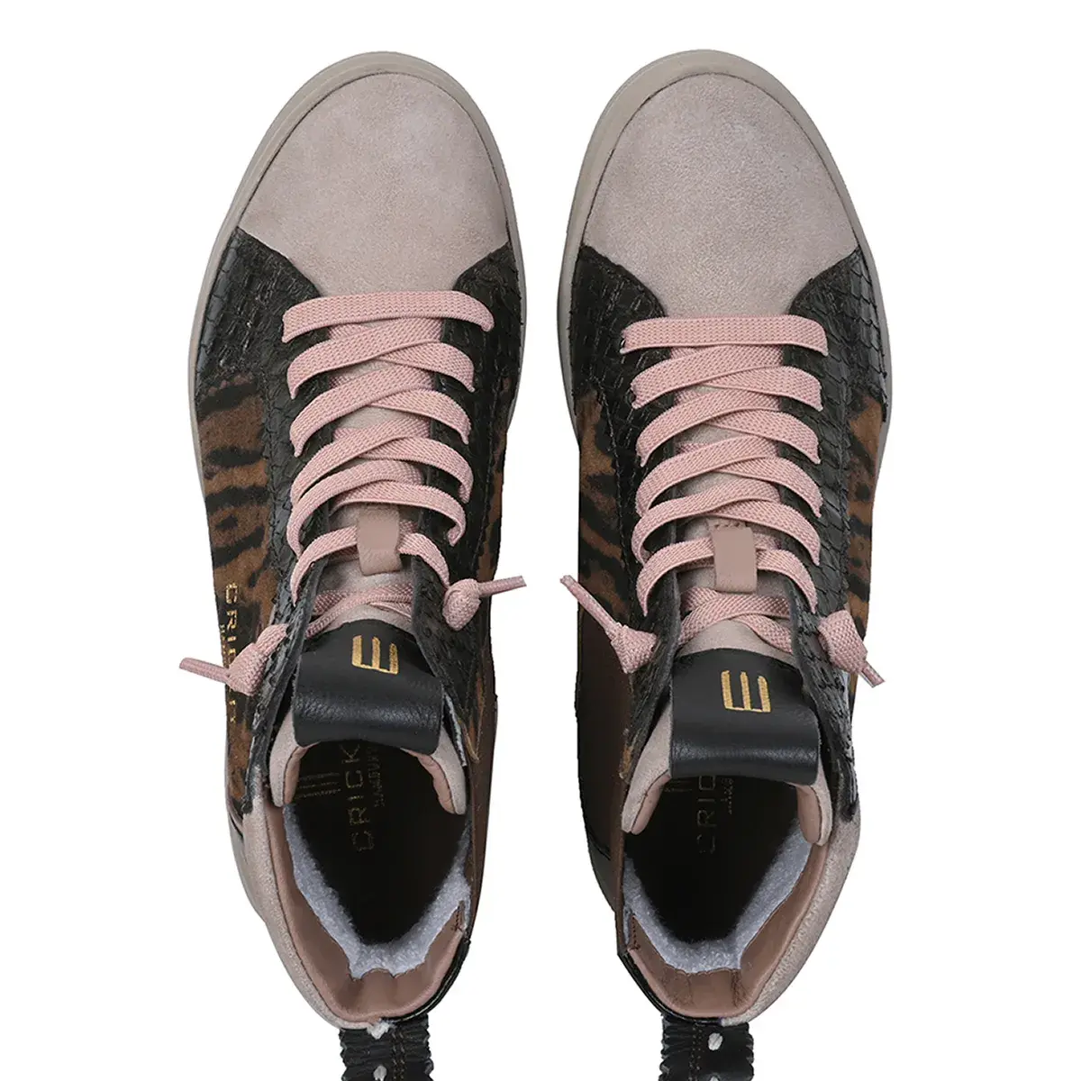 High-Top Fashion Sneaker mit Prints