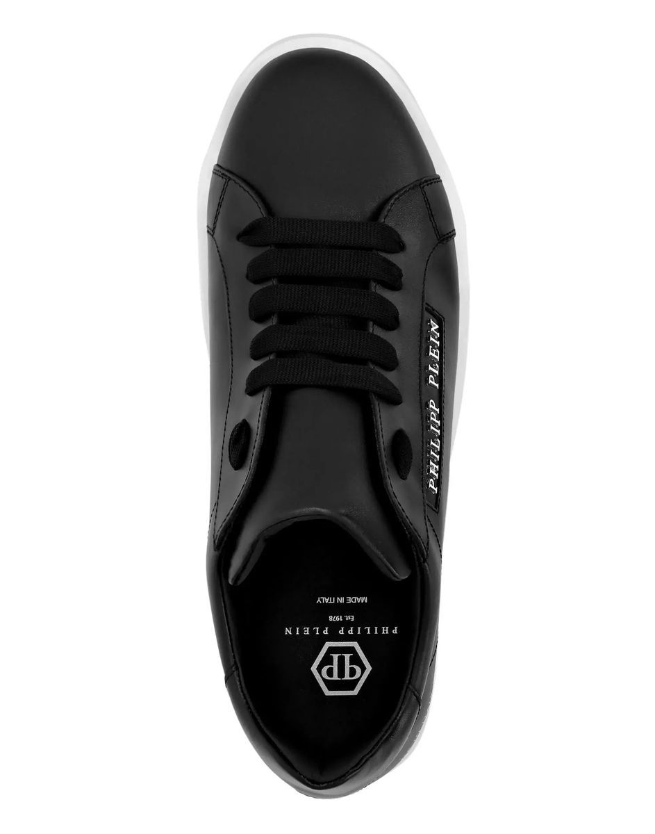 Low-Top Leder Court Sneaker