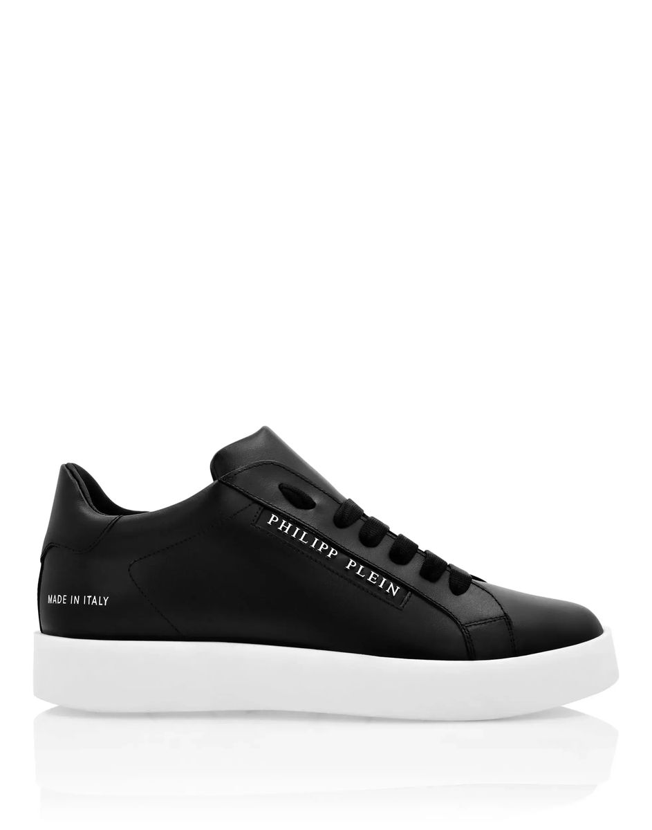 Low-Top Leder Court Sneaker