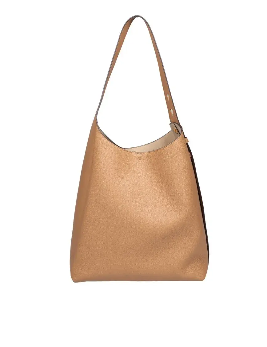 Elegante Hobo-Schultertasche aus Leder