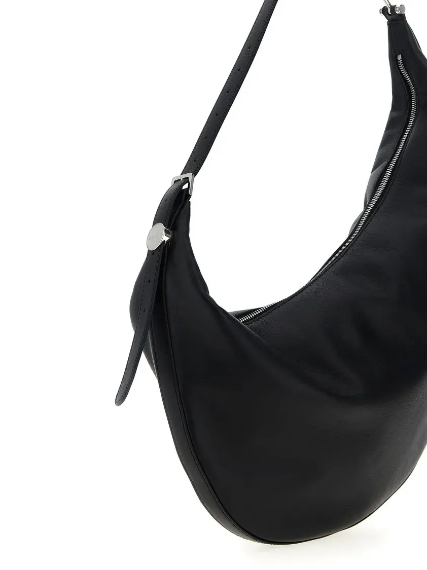 Minimalistische Hobo Schultertasche aus Leder