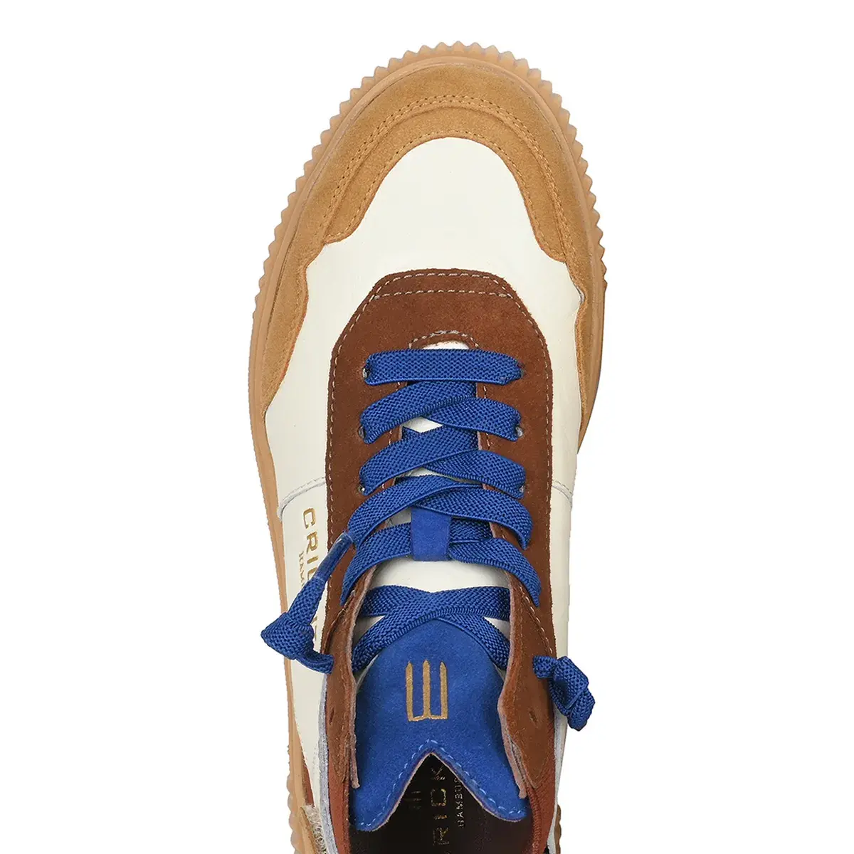 Farbblock High-Top Sneaker
