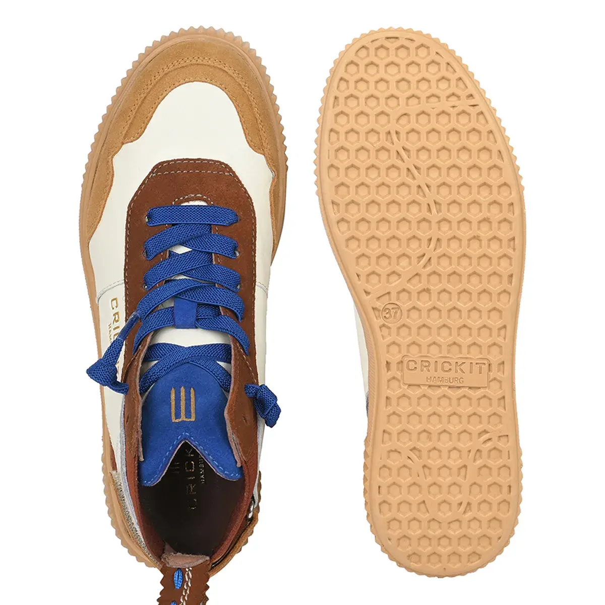 Farbblock High-Top Sneaker