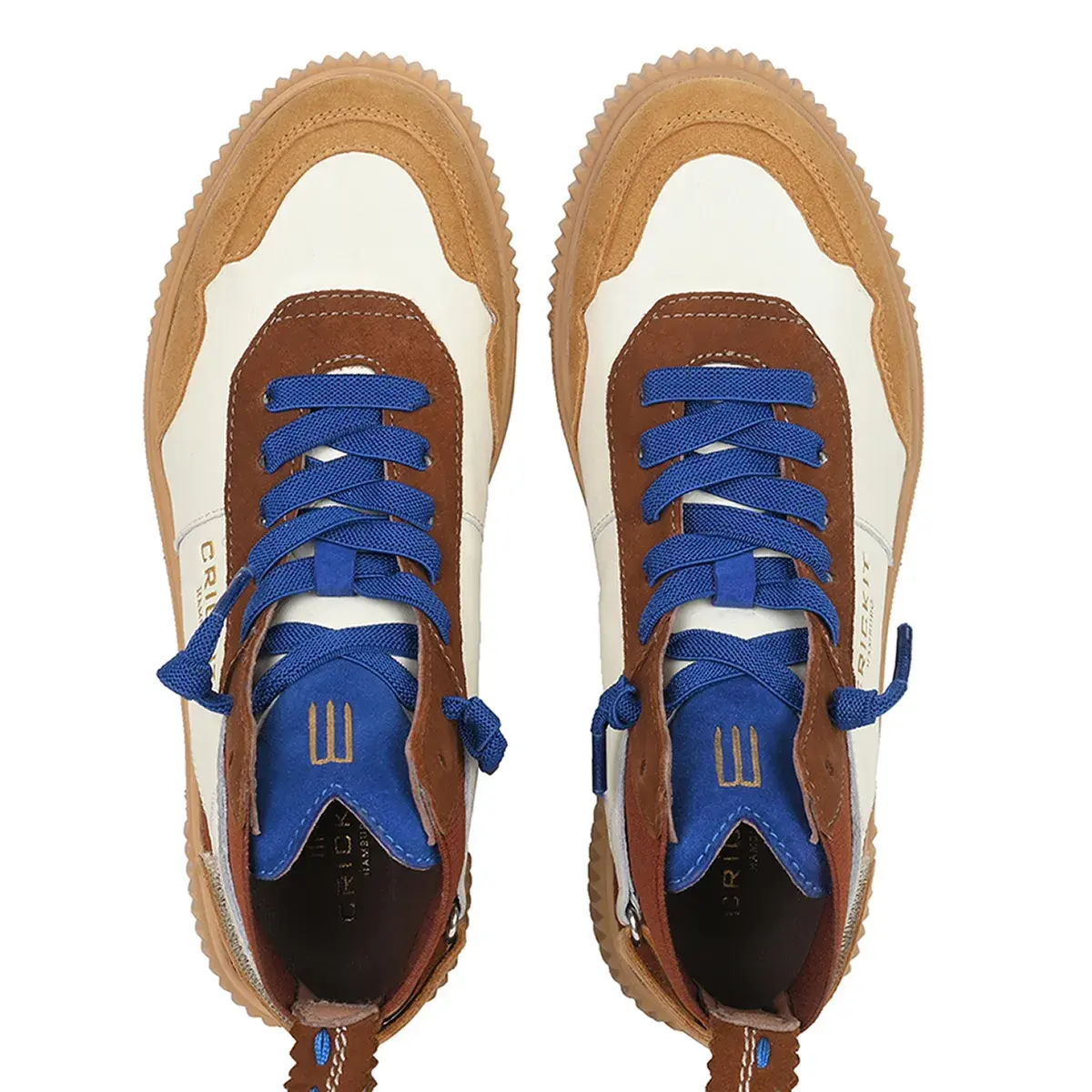Farbblock High-Top Sneaker