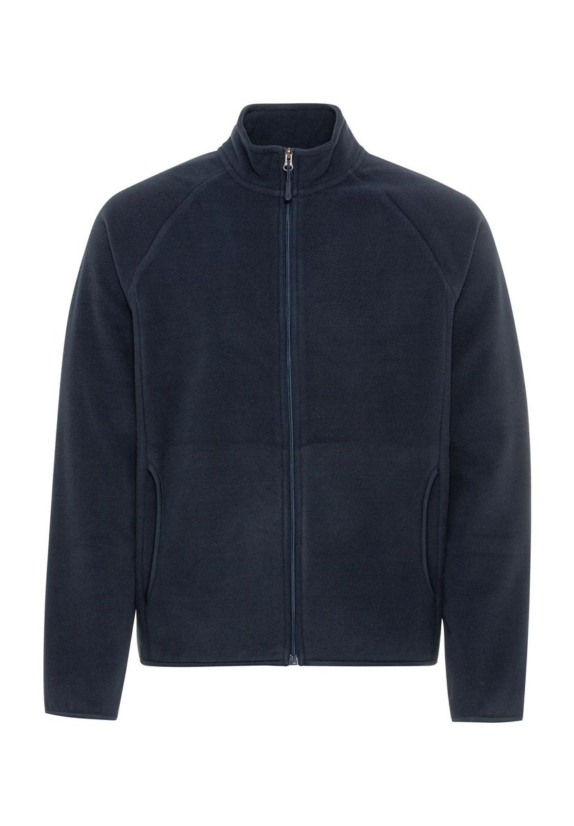 Herren Klassische Fleece-Jacke mit Reißverschluss