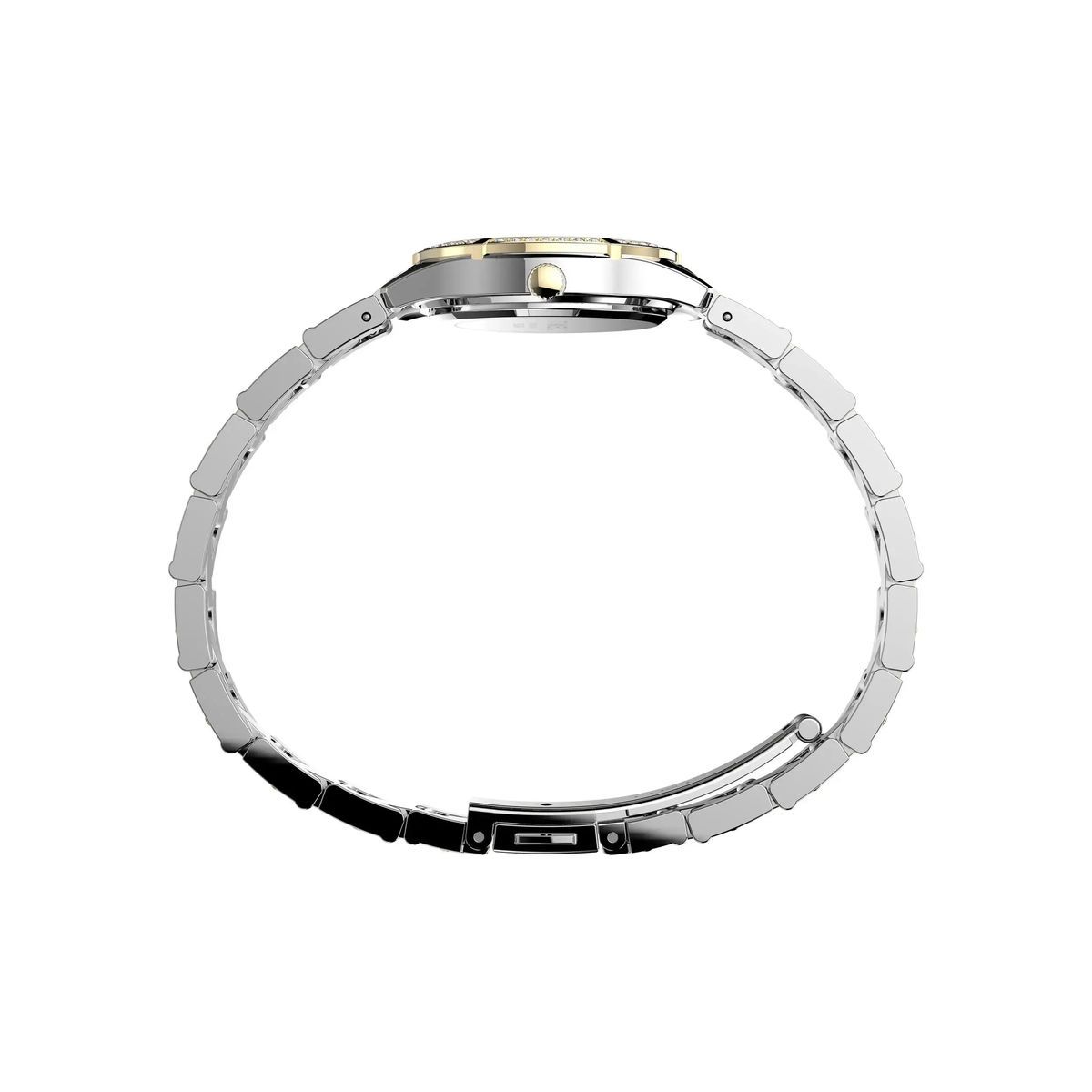 Elegante Solarbetriebene Zweifarbige Uhr