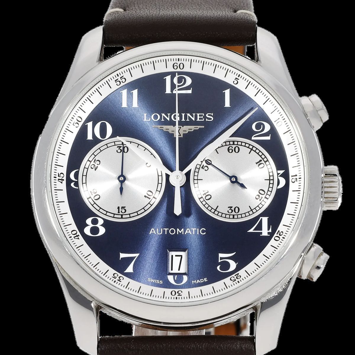 Chronograph Automatik Edelstahl Uhr