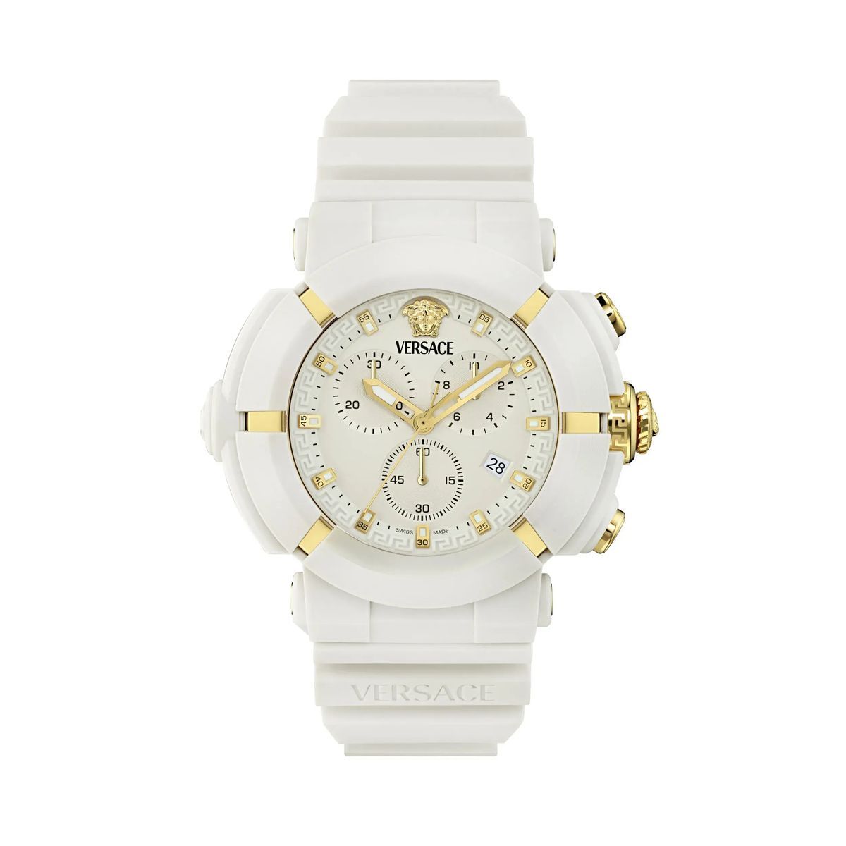 Versace Real Active Weiße Chronograph Uhr