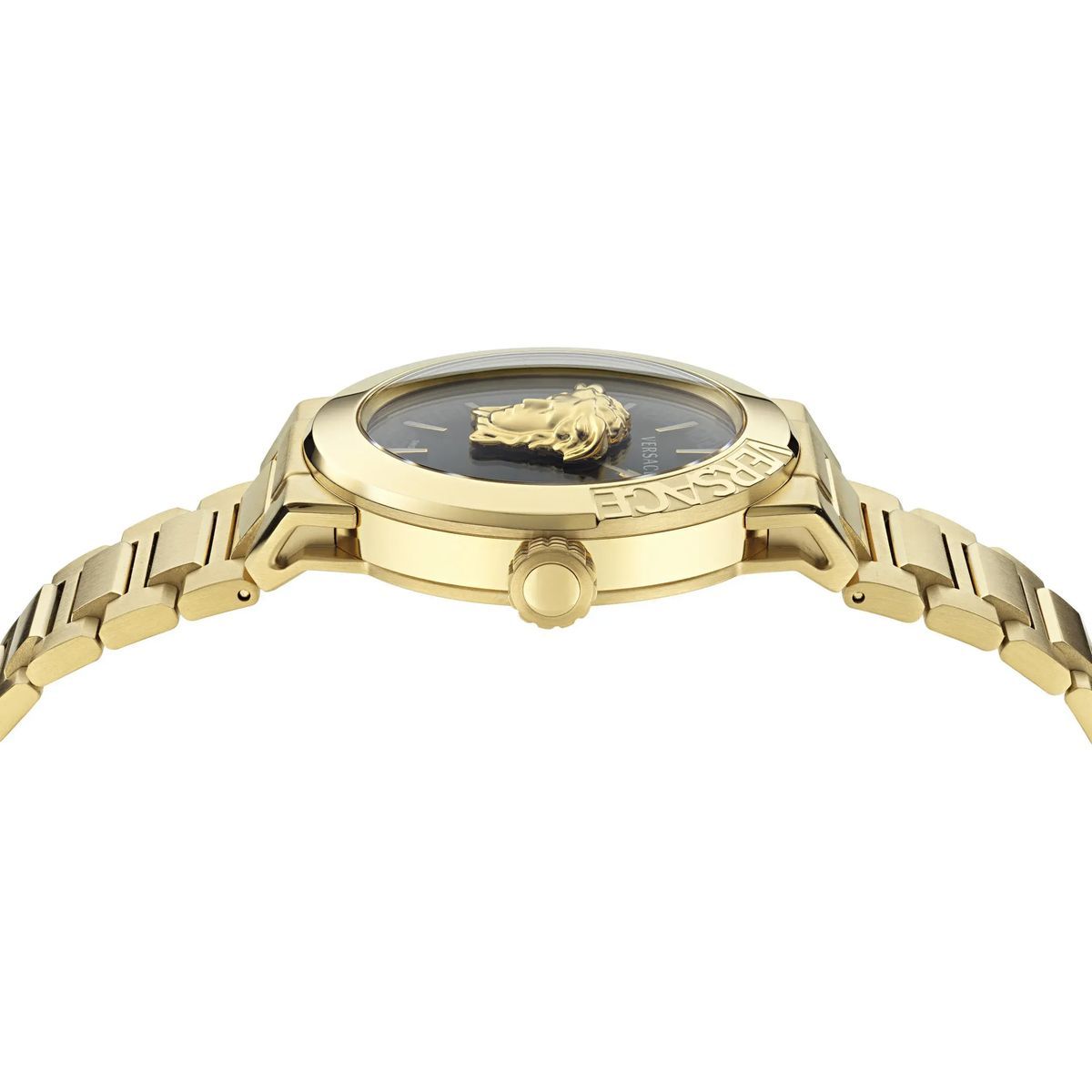 Medusa Infinite Goldfarbene Uhr