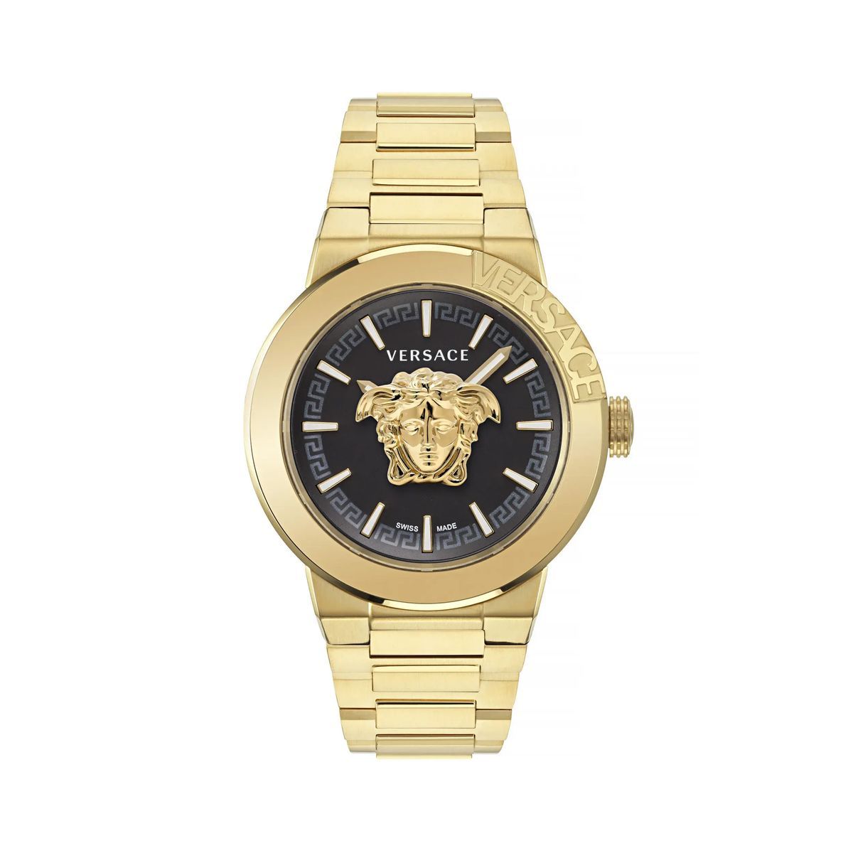 Medusa Infinite Goldfarbene Uhr