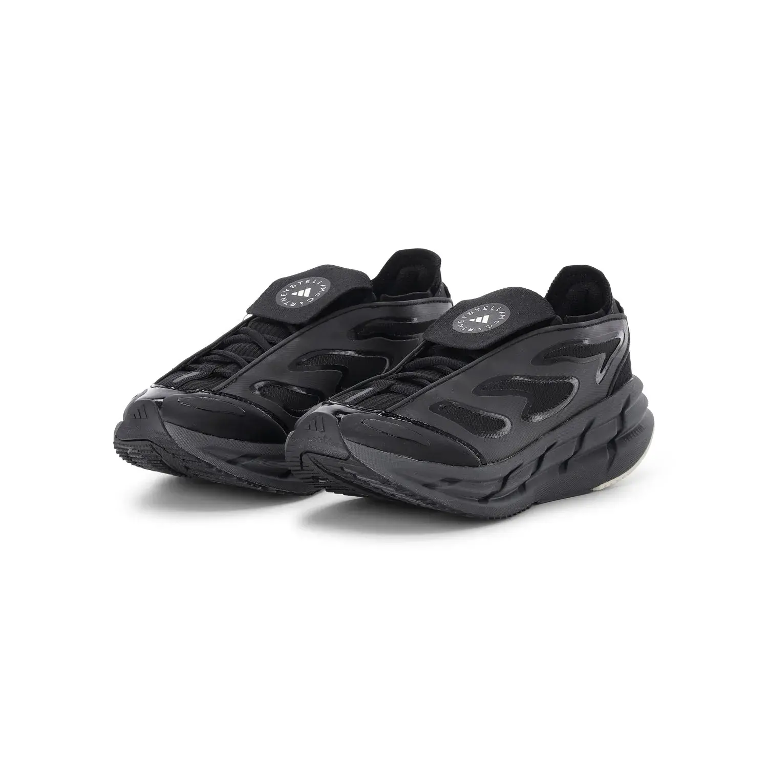 Elegante schwarze Athleisure Laufschuhe