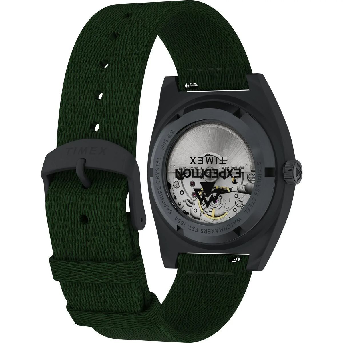 Expedition Capstone Automatikuhr mit grünem Armband