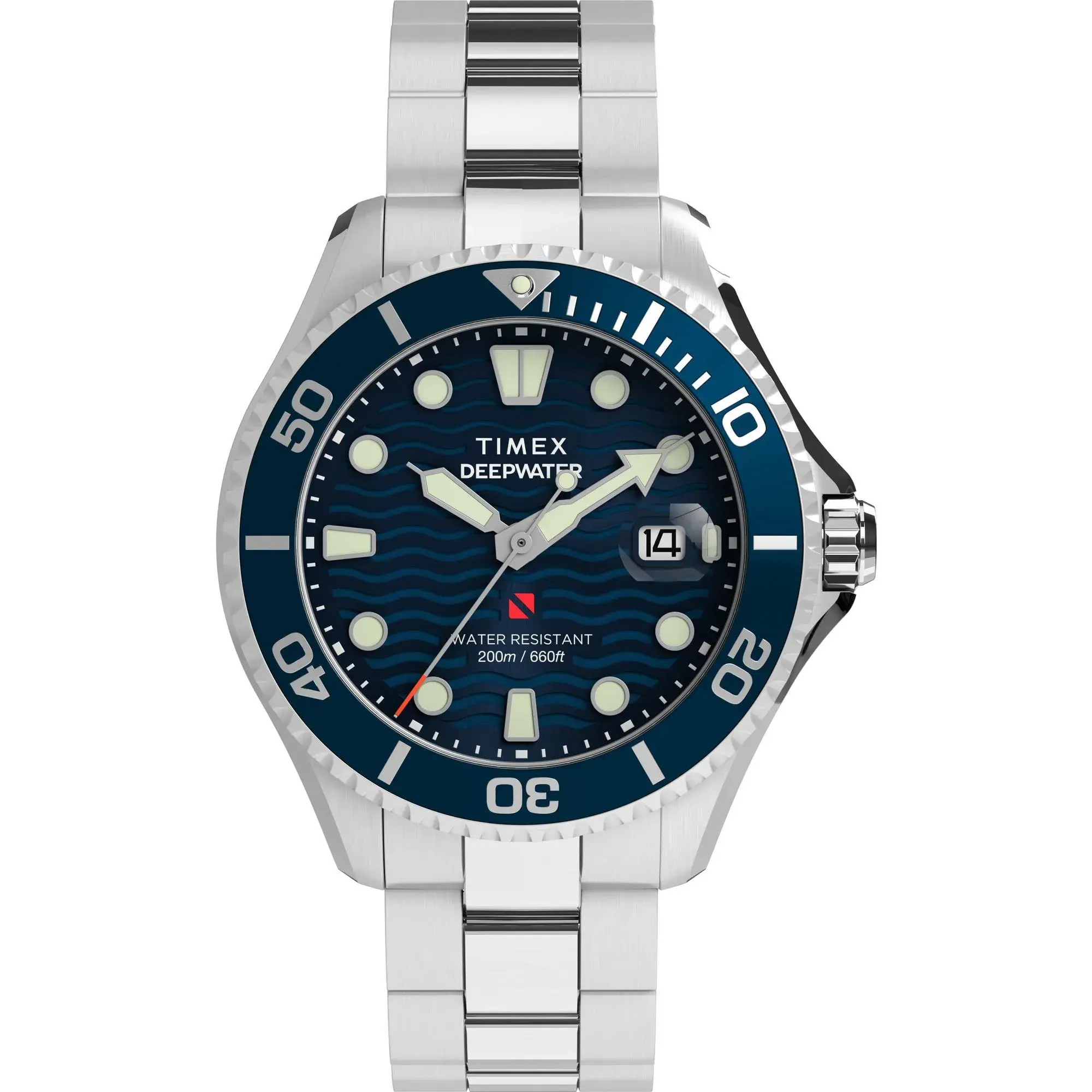 Deepwater Meridian Taucheruhr aus Edelstahl
