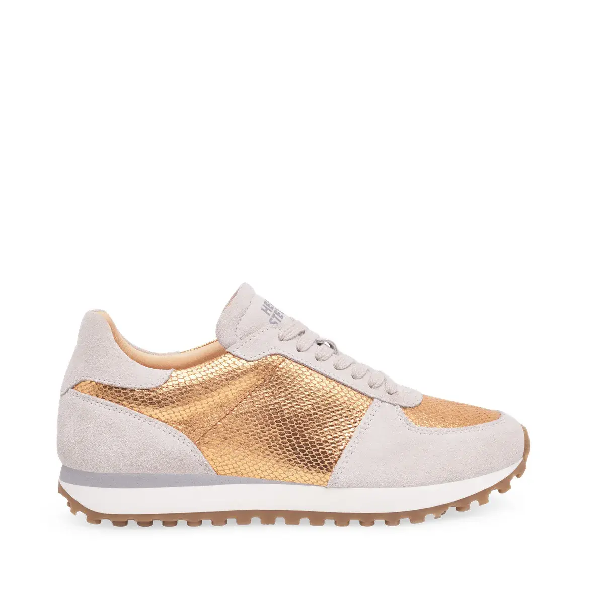 Stylischer Low-Top Sneaker mit Schlangenprint