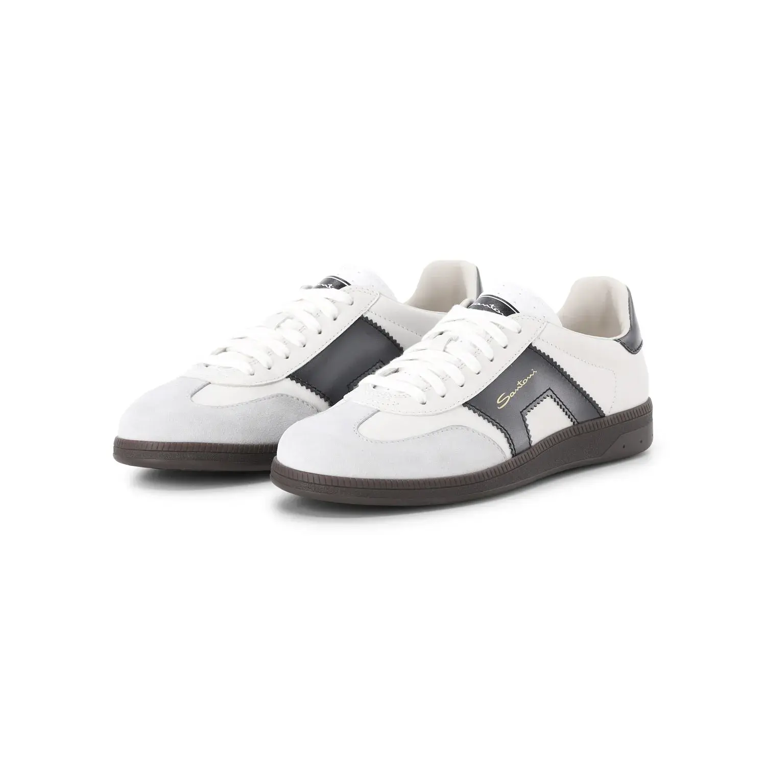 Retro Sneaker aus Leder und Veloursleder