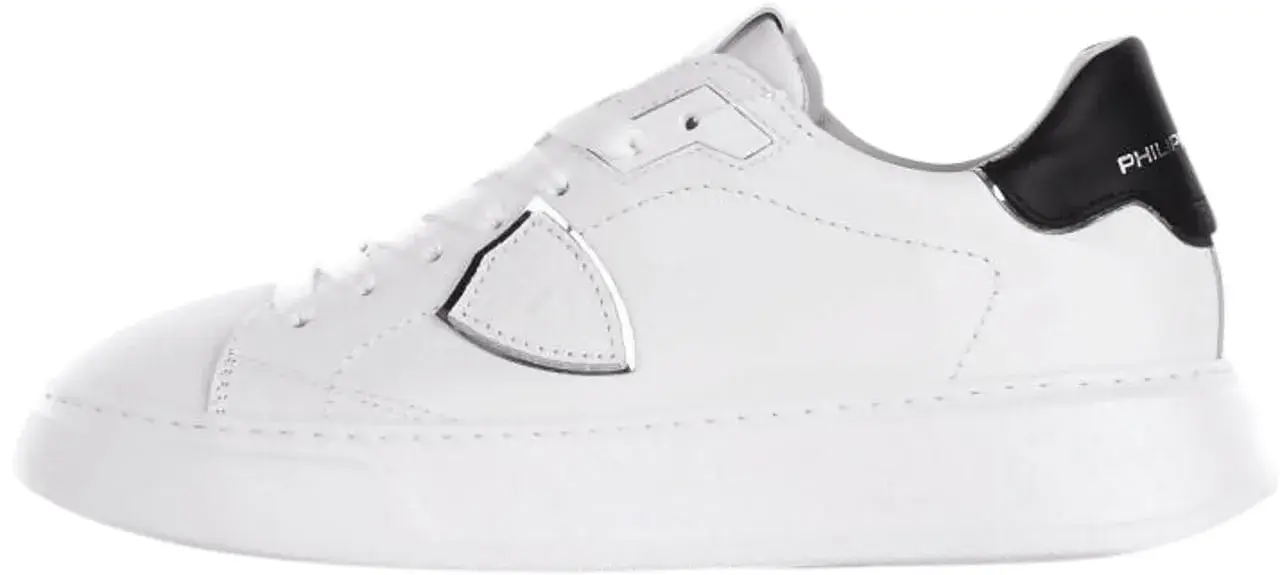 Weiße Leder-Sneakers