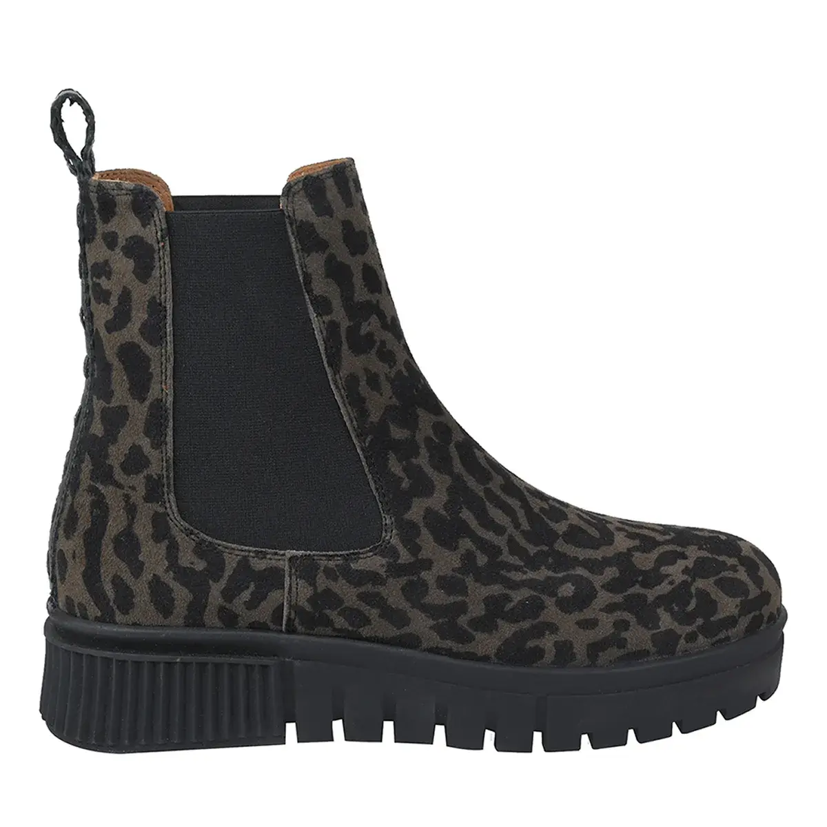 Chelsea Stiefeletten mit Leopardenmuster