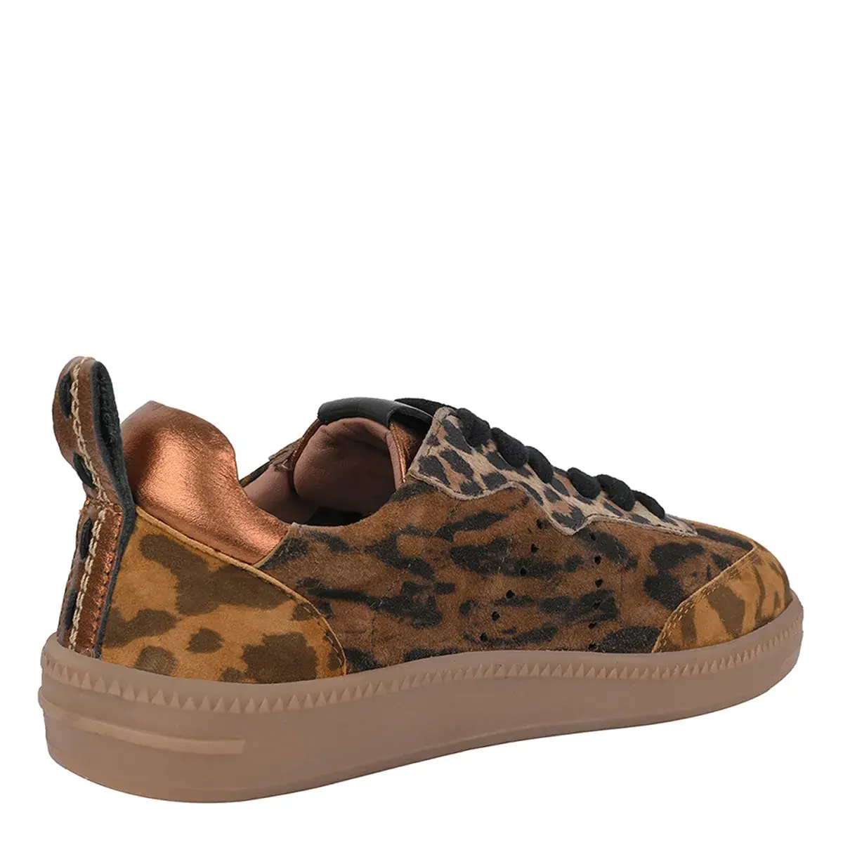 Leopardenmuster Low-Top Mode Sneaker