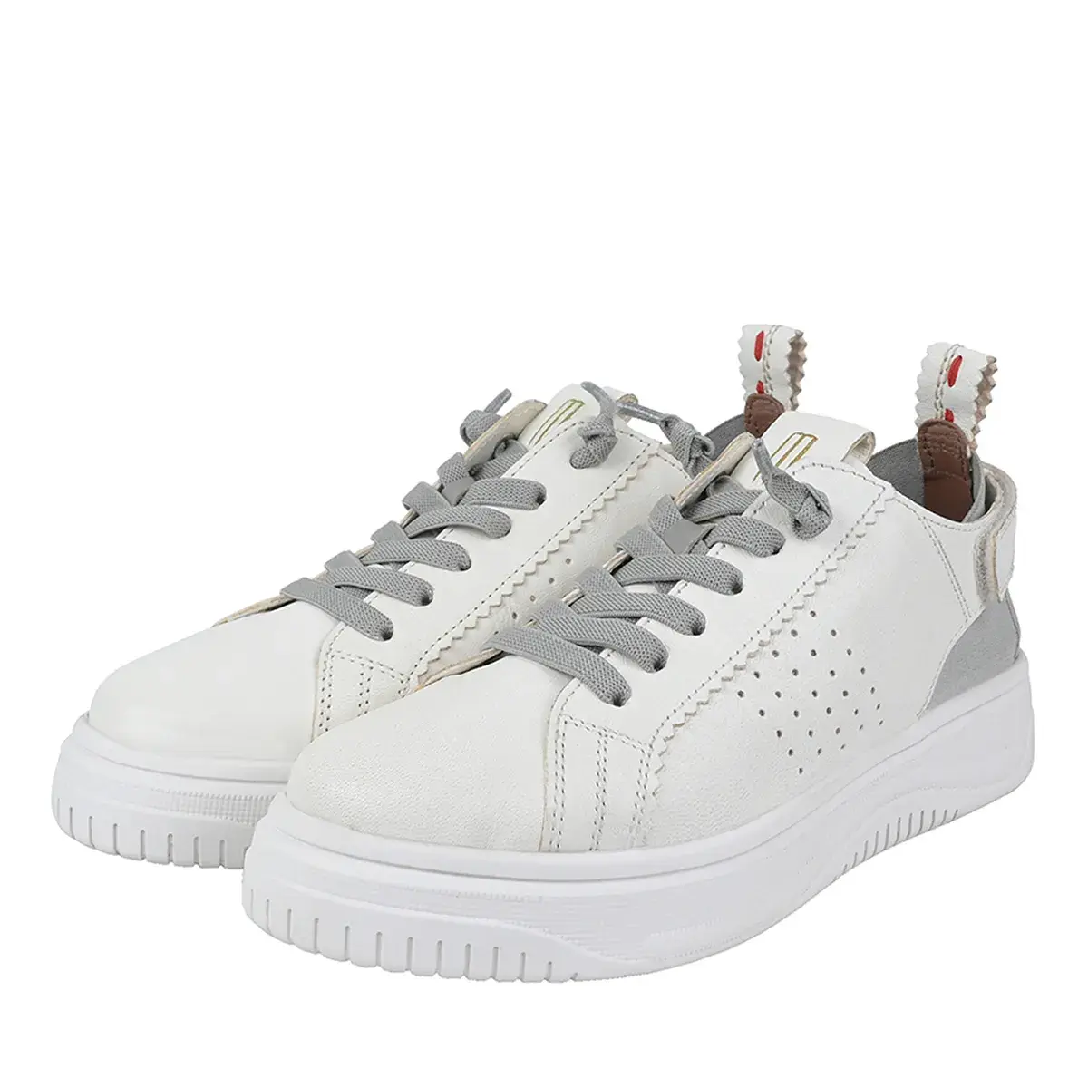 Damen Leder Low-Top Sneaker