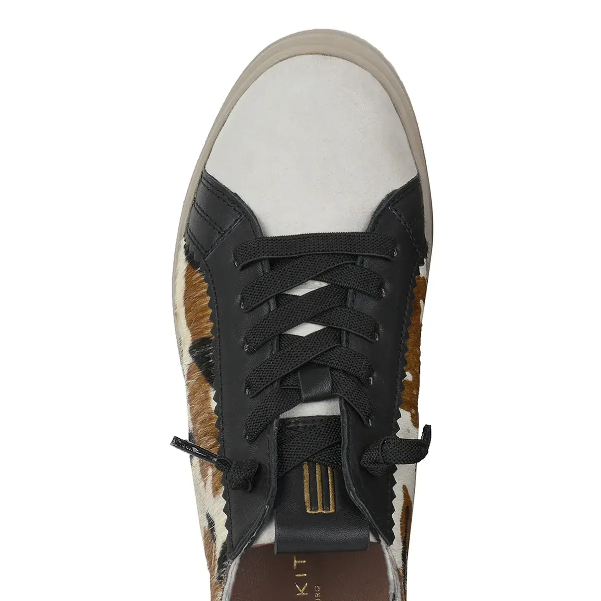 Patchwork Leder Low-Top Sneaker