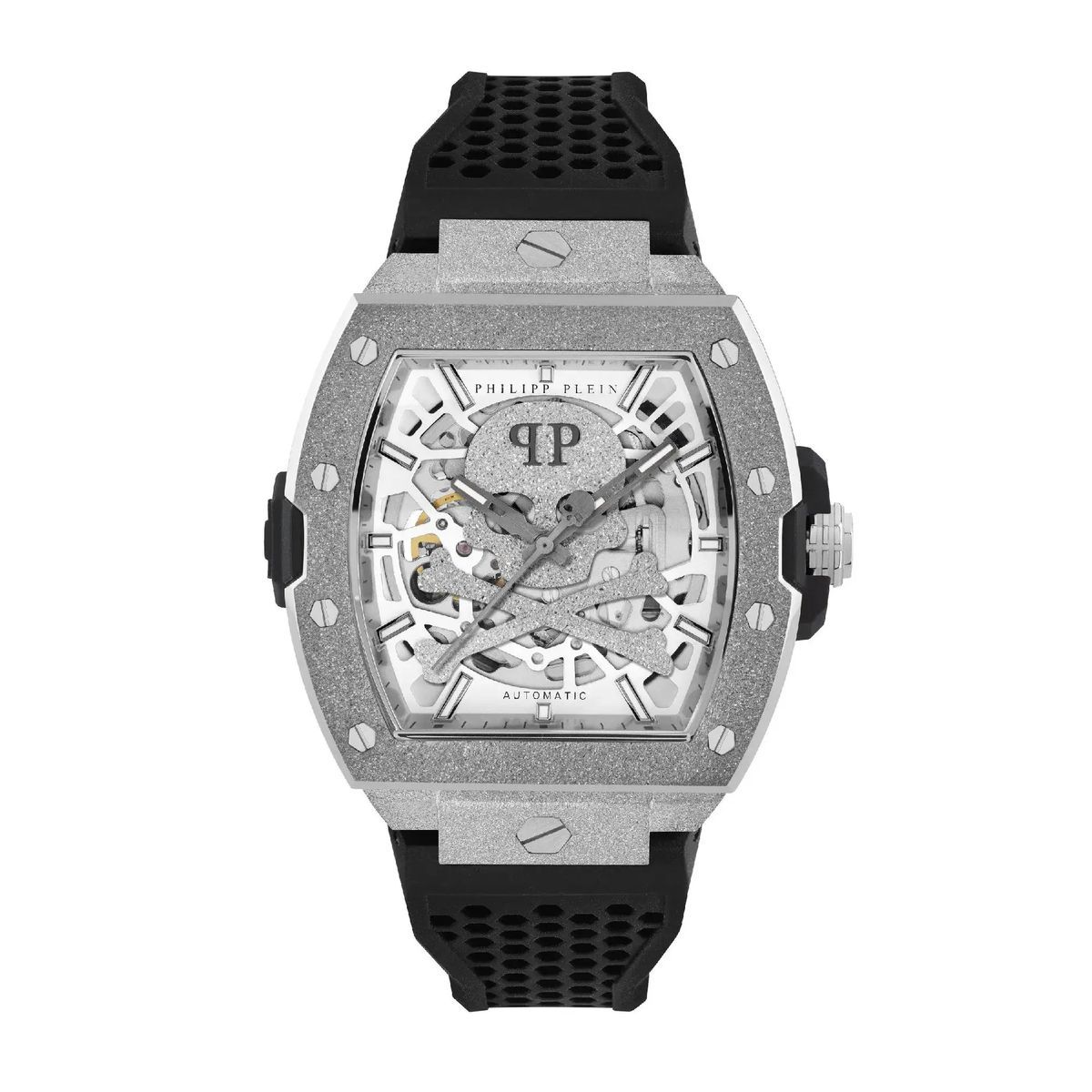 Skeleton Frosted Automatische Unisex-Uhr