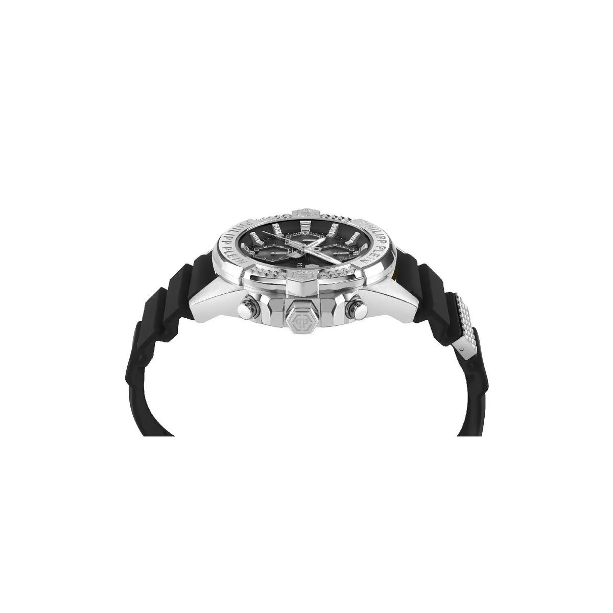 Chronographen-Uhr mit Kristalllünette