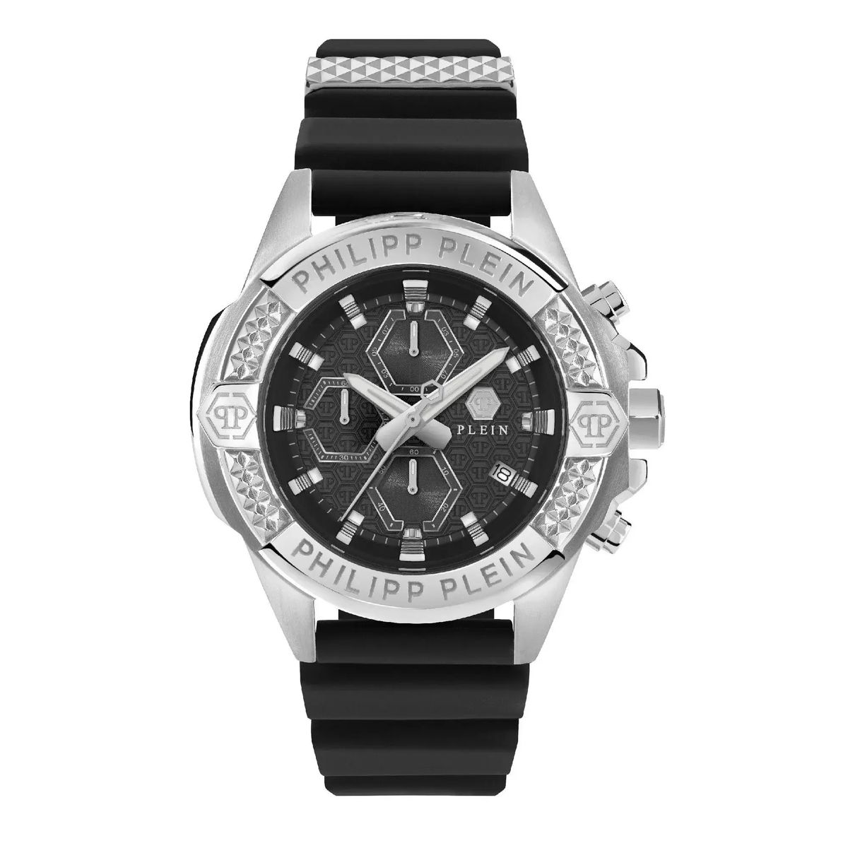 Chronographen-Uhr mit Kristalllünette