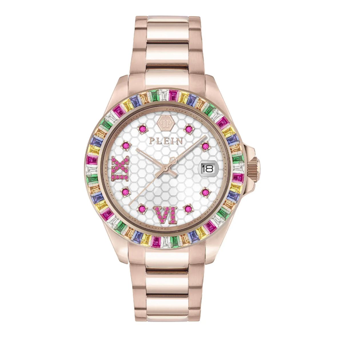 Elegante Damenuhr in Roségold