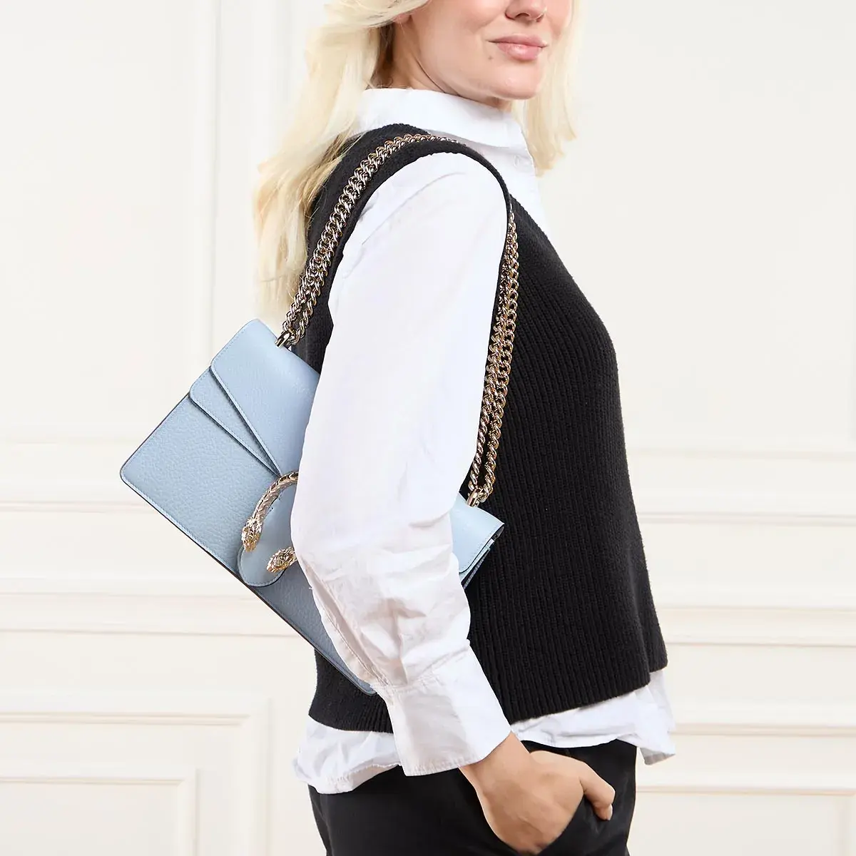 Dionysus Leder Schultertasche