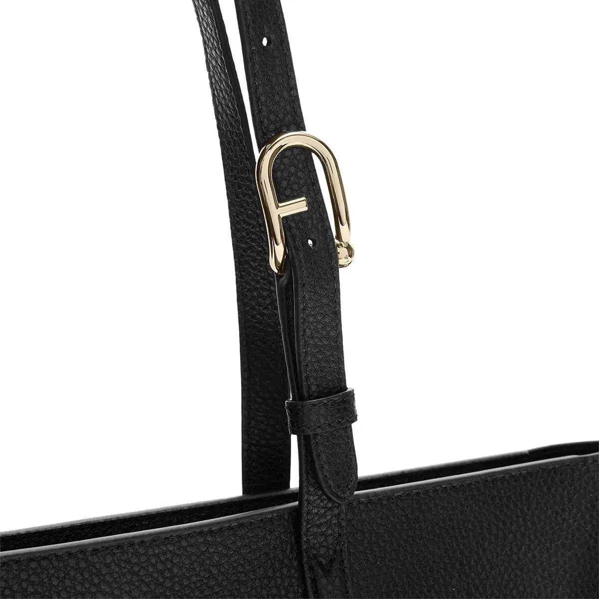 Minimalistische Leder-Tragetasche mit Kordelzug