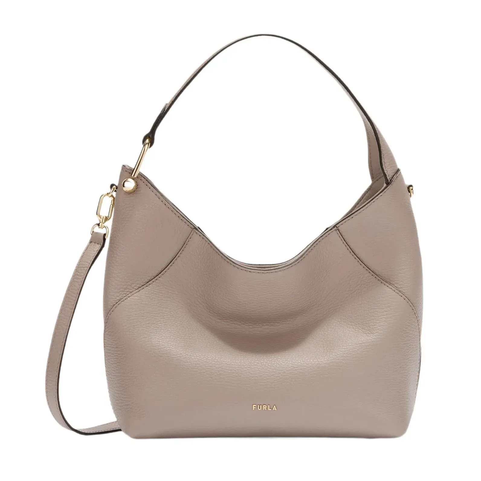 Elegante Leder Hobo Tasche mit Riemen