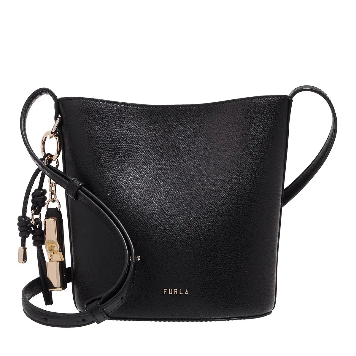 Minimalistische Beuteltasche aus Leder