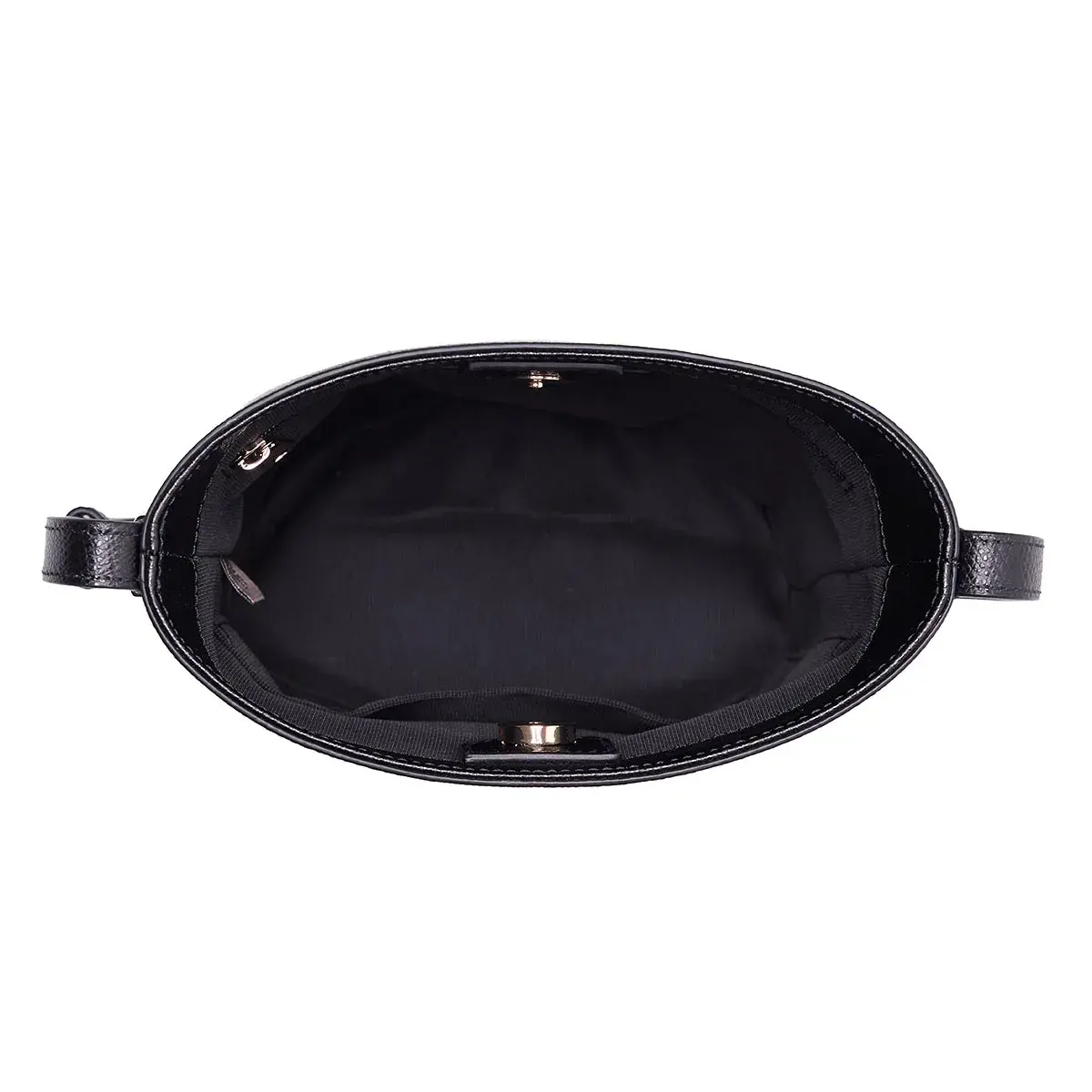 Minimalistische Beuteltasche aus Leder