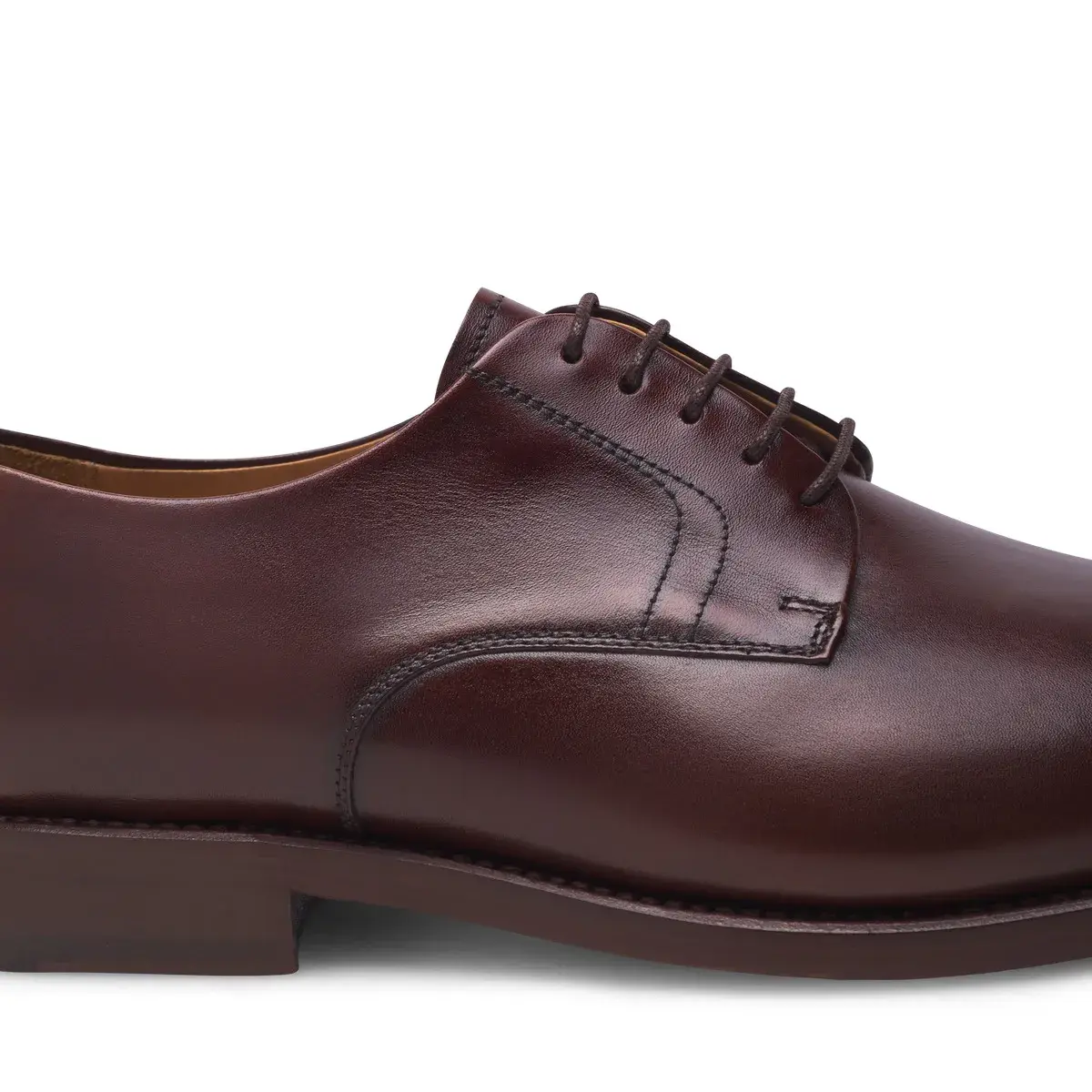 Klassische Oxford-Schuhe aus glattem Leder